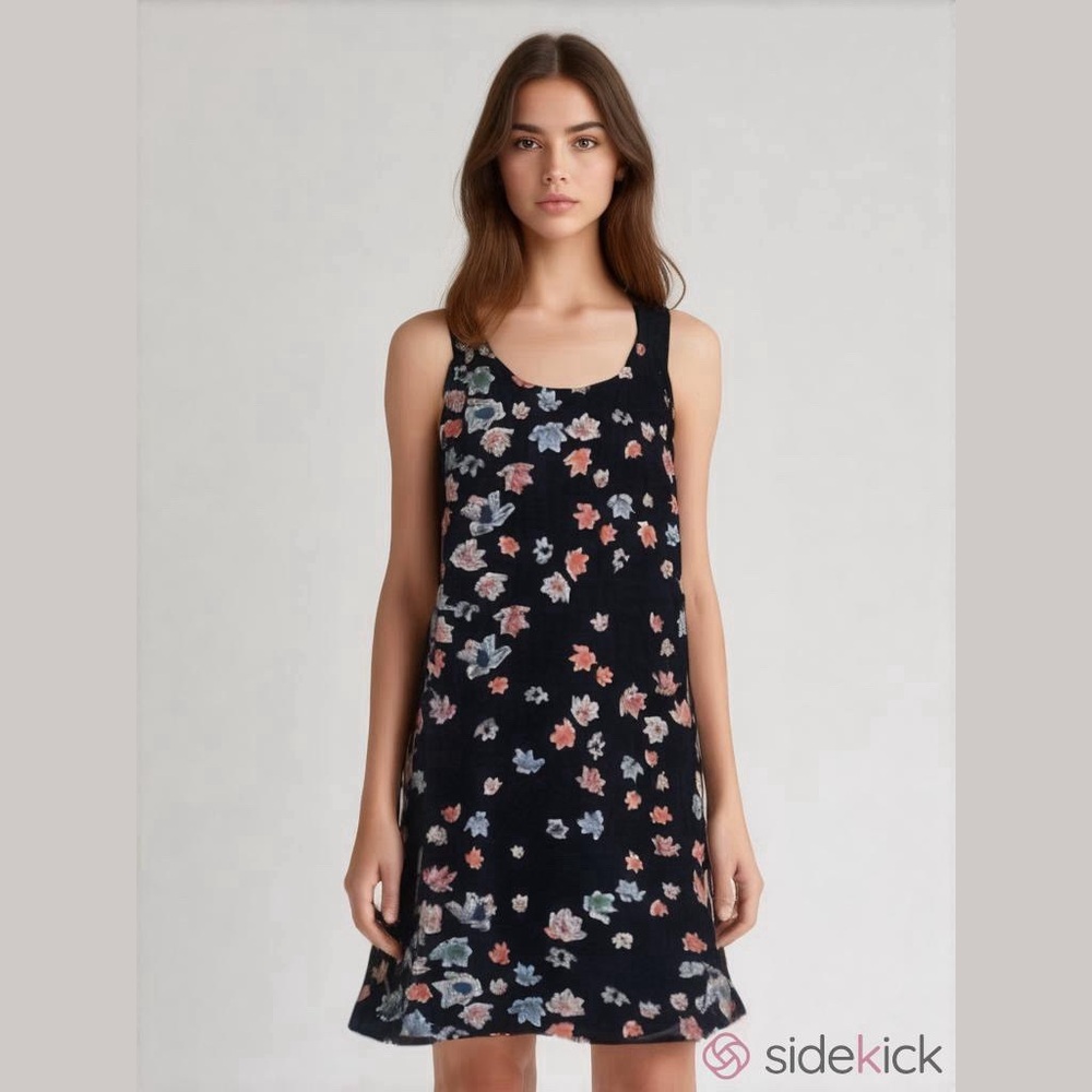KATHERINE Barklay Montreal Navy Floral Dress
